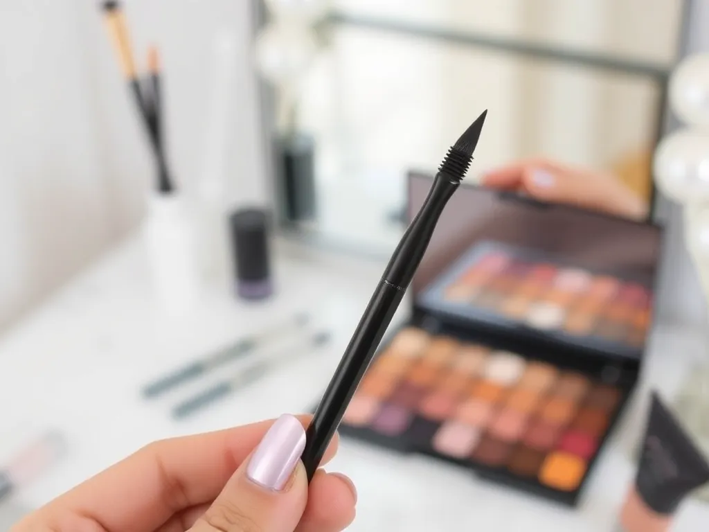 Pędzel do robienia kreski - efekt eyelinera