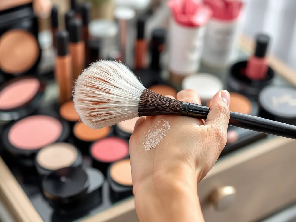 Jaki pędzel jest najlepszy do rozświetlacza?